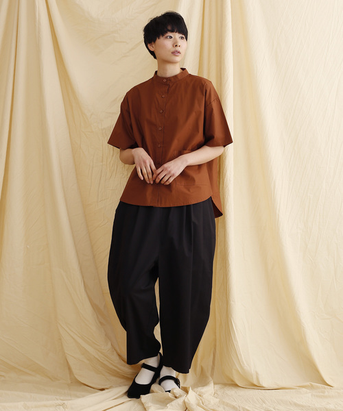 MERLOT IKYU(メルローイキュウ)の「コットンバルーンイージーパンツ2899(その他パンツ・レディース・ブルー/ベージュ/アイボリー/オレンジ/ブラック・FREE)」の18枚目の写真