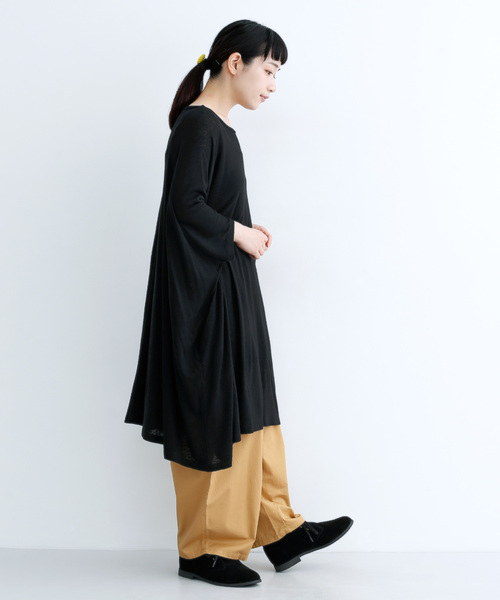 MERLOT IKYU(メルローイキュウ)の「コットンバルーンイージーパンツ2899(その他パンツ・レディース・ブルー/ベージュ/アイボリー/オレンジ/ブラック・FREE)」の12枚目の写真