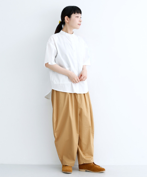 MERLOT IKYU(メルローイキュウ)の「コットンバルーンイージーパンツ2899(その他パンツ・レディース・ブルー/ベージュ/アイボリー/オレンジ/ブラック・FREE)」の9枚目の写真