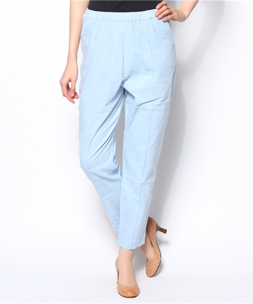 Kastane（カスタネ）の「【Kastane】ピンタックテーパードパンツ（その他パンツ・レディース・オフホワイト/サックスブルー/ネイビー・FREE）」の14枚目の写真