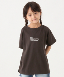 GLOBAL WORK | 【キッズ】ロゴプリントチュニック半袖/830175(Tシャツ/カットソー)