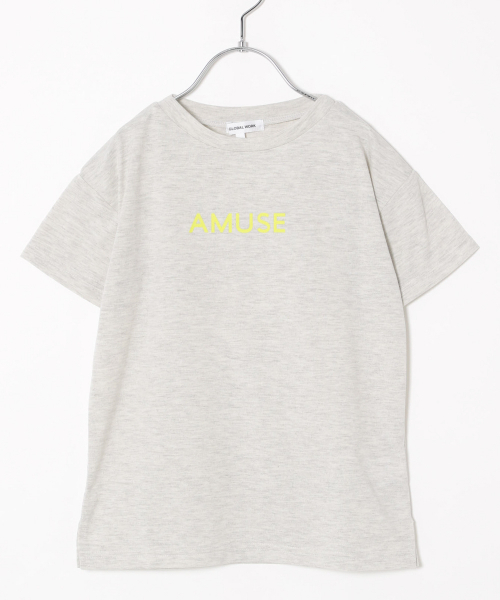 GLOBAL WORK（グローバルワーク）の「【キッズ】ロゴプリントチュニック半袖/830175（Tシャツ/カットソー・キッズ・ホワイト/ブラウン/グレー/ダークグレー/その他1・SMALL/MEDIUM/LARGE/X-LARGE/XX-LARGE）」の20枚目の写真