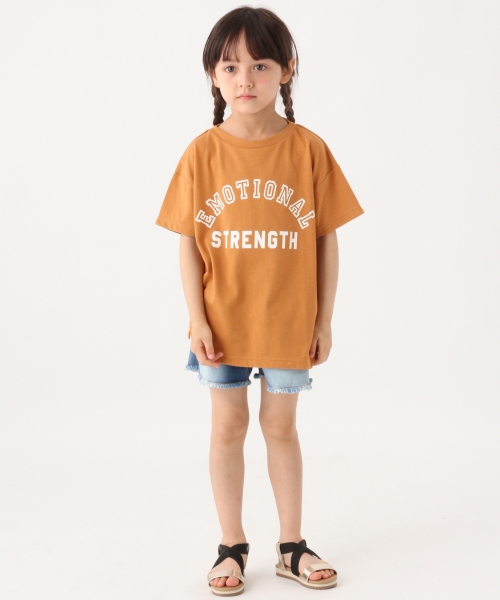 GLOBAL WORK（グローバルワーク）の「【キッズ】ロゴプリントチュニック半袖/830175（Tシャツ/カットソー・キッズ・ホワイト/ブラウン/グレー/ダークグレー/その他1・SMALL/MEDIUM/LARGE/X-LARGE/XX-LARGE）」の19枚目の写真