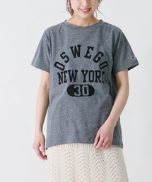 【Champion】プリントロゴTシャツ