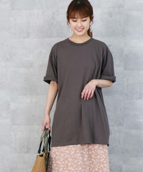 United Athle(ユナイテッドアスレ)の「【United Athle】綿100%ハイクオリティーTシャツ(Tシャツ/カットソー・レディース・ホワイト/チャコールグレー/ブラック/ダークブラウン/ネイビー/カーキ/ミント/ラベンダー/ナチュラル/バイオレット/ライトイエロー/ライトピンク・S/M/L/XL)」の4枚目の写真