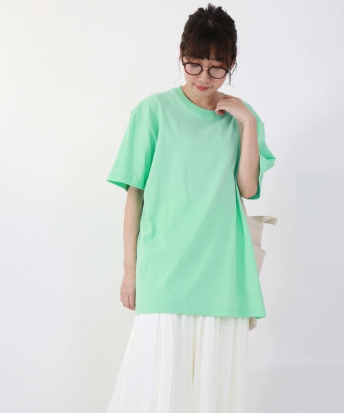 United Athle(ユナイテッドアスレ)の「【United Athle】綿100%ハイクオリティーTシャツ(Tシャツ/カットソー・レディース・ホワイト/チャコールグレー/ブラック/ダークブラウン/ネイビー/カーキ/ミント/ラベンダー/ナチュラル/バイオレット/ライトイエロー/ライトピンク・S/M/L/XL)」の8枚目の写真
