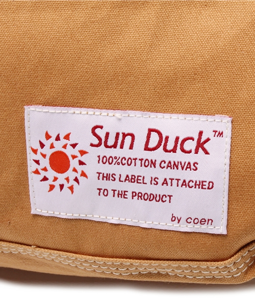 coen（コーエン）の「SUN DUCK（サンダック）NEWS PAPERバッグ（ショルダーバッグ・メンズ・ブラウン/オフホワイト・フリー）」の9枚目の写真