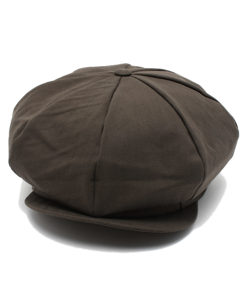 HLNA(エイチエルエヌエー)の「【Bello】BIGSIZE CASQUETTE(キャスケット・レディース・ブラック/カーキ・62cm)」の1枚目の写真