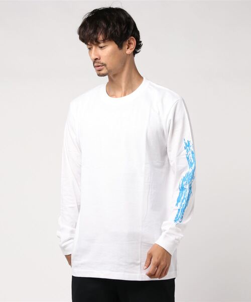 Sync.(スィンク)の「Sync.【KOSUKE KAWAMURA】LONG SLEEVE TEE "HALF"(Tシャツ/カットソー・メンズ・ホワイト/ブラック・MEDIUM/LARGE/X-LARGE/SMALL)」の7枚目の写真