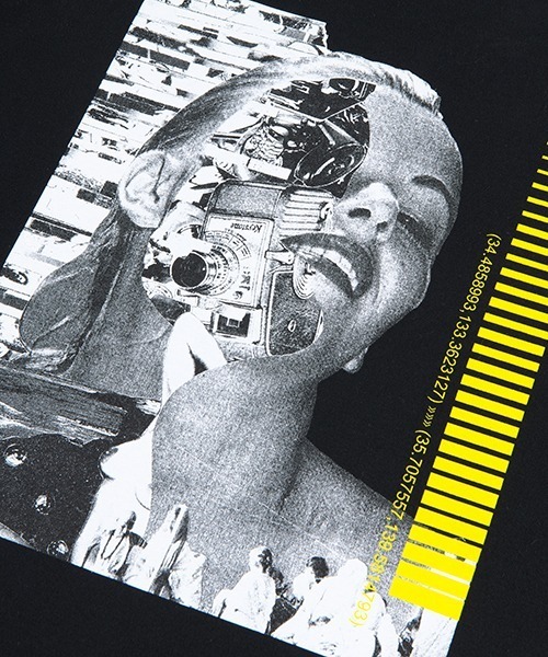Sync.(スィンク)の「Sync.【KOSUKE KAWAMURA】LONG SLEEVE TEE "HALF"(Tシャツ/カットソー・メンズ・ホワイト/ブラック・MEDIUM/LARGE/X-LARGE/SMALL)」の5枚目の写真