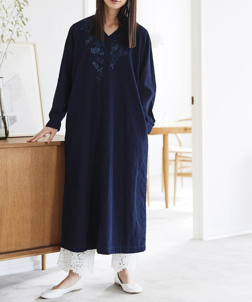 サニークラウズ 青藍色ワンピース レディース ワンピース Sunny ワンピース Sunny ワンピース Clouds サニークラウズ のファッション