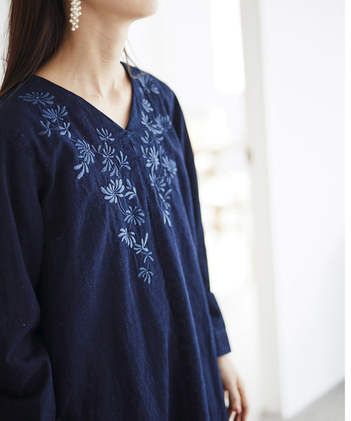 サニークラウズ 青藍色ワンピース レディース ワンピース Sunny ワンピース Sunny ワンピース Clouds サニークラウズ のファッション