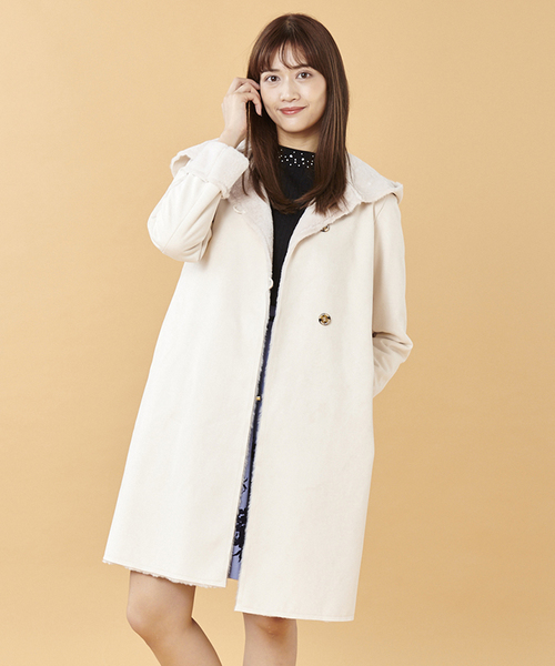 パターンフィオナ のファッション ムートンコート セール Pattern Fiona フェイクムートンロングコート ムートンコート Pattern Fiona