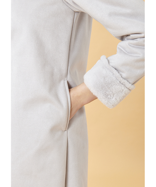 パターンフィオナ のファッション ムートンコート セール Pattern Fiona フェイクムートンロングコート ムートンコート Pattern Fiona