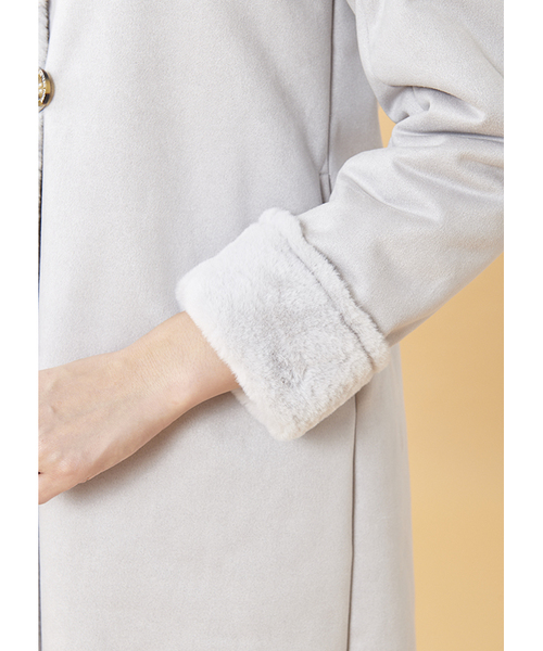 パターンフィオナ のファッション ムートンコート セール Pattern Fiona フェイクムートンロングコート ムートンコート Pattern Fiona