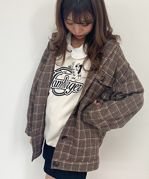 apres jour(アプレジュール)の「CPOメルトンジャケット【ZOZOTOWN限定アイテム】(ブルゾン・レディース・ライトベージュ/モカ/ベージュ/その他/ピンクベージュ・フリー)」の5枚目の写真