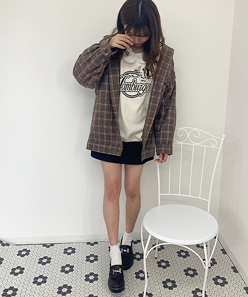 apres jour(アプレジュール)の「CPOメルトンジャケット【ZOZOTOWN限定アイテム】(ブルゾン・レディース・ライトベージュ/モカ/ベージュ/その他/ピンクベージュ・フリー)」の14枚目の写真