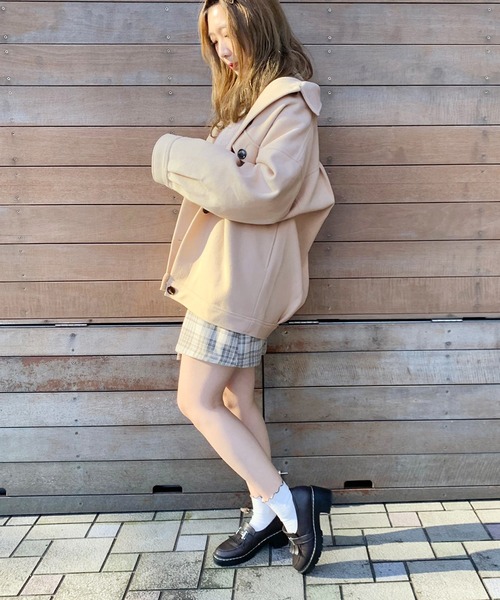 apres jour(アプレジュール)の「CPOメルトンジャケット【ZOZOTOWN限定アイテム】(ブルゾン・レディース・ライトベージュ/モカ/ベージュ/その他/ピンクベージュ・フリー)」の10枚目の写真