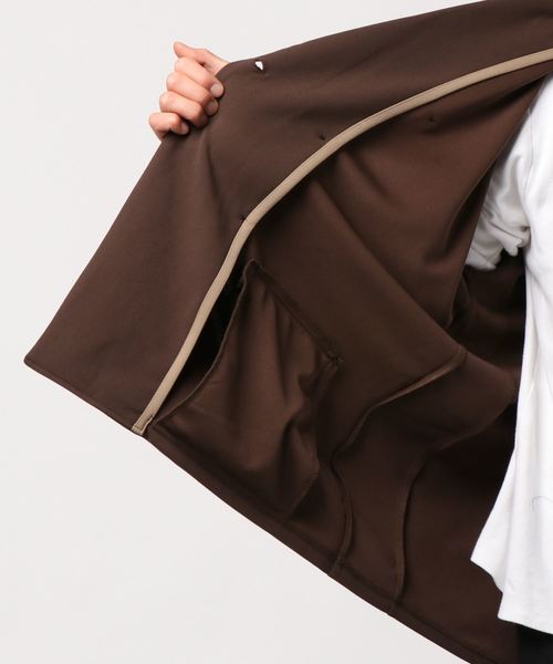 Bling Leads（ブリングリーズ）の「【Bl】梨地ダブルテーラードジャケット（テーラードジャケット・メンズ・ブラック/チャコールグレー/ブラウン/ベージュ/ネイビー・MEDIUM/LARGE）」の13枚目の写真