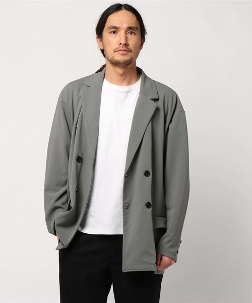 Bling Leads（ブリングリーズ）の「【Bl】梨地ダブルテーラードジャケット（テーラードジャケット・メンズ・ブラック/チャコールグレー/ブラウン/ベージュ/ネイビー・MEDIUM/LARGE）」の16枚目の写真