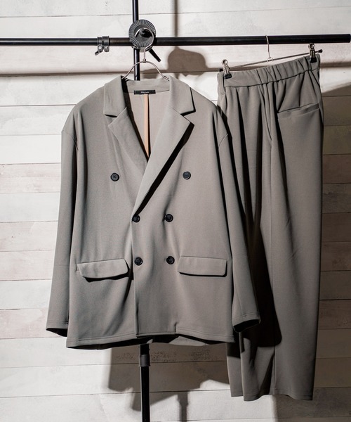 【セール】【Bl】梨地ダブルテーラードジャケット（テーラードジャケット）｜Bling Leads（ブリングリーズ）