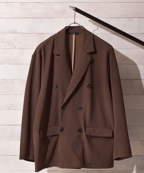 【セール】【Bl】梨地ダブルテーラードジャケット（テーラードジャケット）｜Bling Leads（ブリングリーズ）