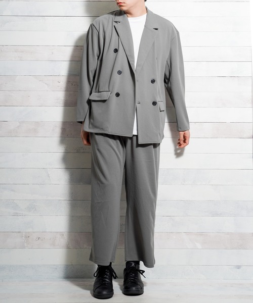 【セール】【Bl】梨地ダブルテーラードジャケット（テーラードジャケット）｜Bling Leads（ブリングリーズ）