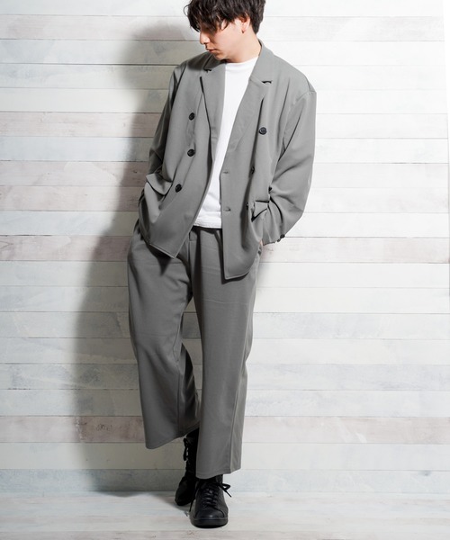 【セール】【Bl】梨地ダブルテーラードジャケット（テーラードジャケット）｜Bling Leads（ブリングリーズ）