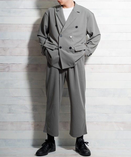 【セール】【Bl】梨地ダブルテーラードジャケット（テーラードジャケット）｜Bling Leads（ブリングリーズ）