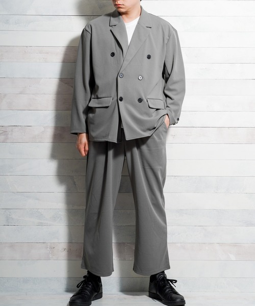 【セール】【Bl】梨地ダブルテーラードジャケット（テーラードジャケット）｜Bling Leads（ブリングリーズ）