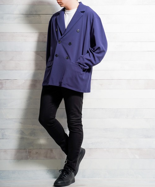 【セール】【Bl】梨地ダブルテーラードジャケット（テーラードジャケット）｜Bling Leads（ブリングリーズ）