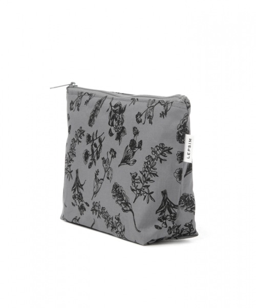 LEPSIM(レプシィム)の「★店舗限定★LPハナガラフナガタポーチ 879605(ポーチ・レディース・ベージュ/グレー/オフホワイト・ONE SIZE)」の4枚目の写真