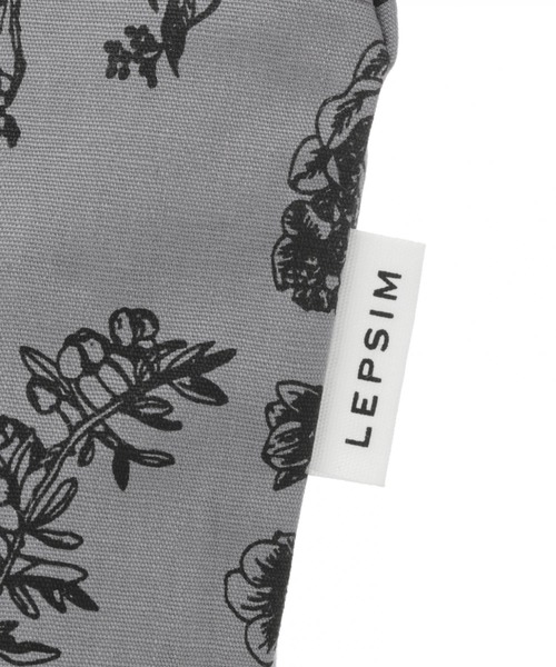 LEPSIM(レプシィム)の「★店舗限定★LPハナガラフナガタポーチ 879605(ポーチ・レディース・ベージュ/グレー/オフホワイト・ONE SIZE)」の7枚目の写真