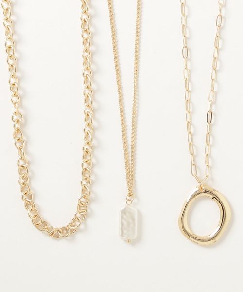 WEGO（ウィゴー）の「WEGO/【3点セット】パールネックレス（ネックレス・レディース・その他1/その他2・FREE）」の2枚目の写真