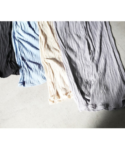 select MOCA（セレクトモカ）の「プリーツレギンスパンツ（その他パンツ・レディース・ブラック/サックスブルー/アイボリー/アッシュ/ライトグレー・FREE）」の11枚目の写真