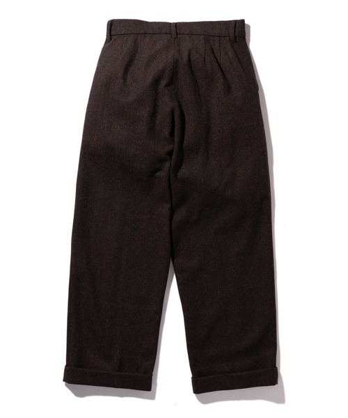 glamb(グラム)の「Herringbone wide slacks / ヘリンボーンワイドスラックス(スラックス・メンズ・ブラウン/ブラック・M/L)」の5枚目の写真