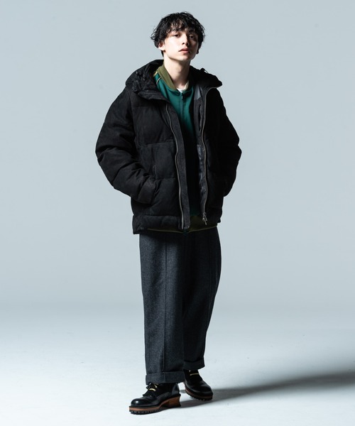 glamb(グラム)の「Herringbone wide slacks / ヘリンボーンワイドスラックス(スラックス・メンズ・ブラウン/ブラック・M/L)」の14枚目の写真
