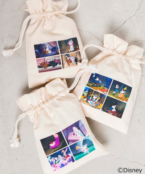 Disney（ディズニー）の「∴WEGO/Disney 別注シーンプリント巾着（ポーチ・レディース・その他2/その他1/その他3・FREE）」の7枚目の写真
