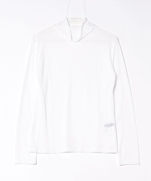 STYLEBLOCK（スタイルブロック）の「シアーフライストップス×ツイルビスチェセットアンサンブル（Tシャツ/カットソー・レディース・ホワイト/ブラック/ライム/ブラウン・M）」の5枚目の写真