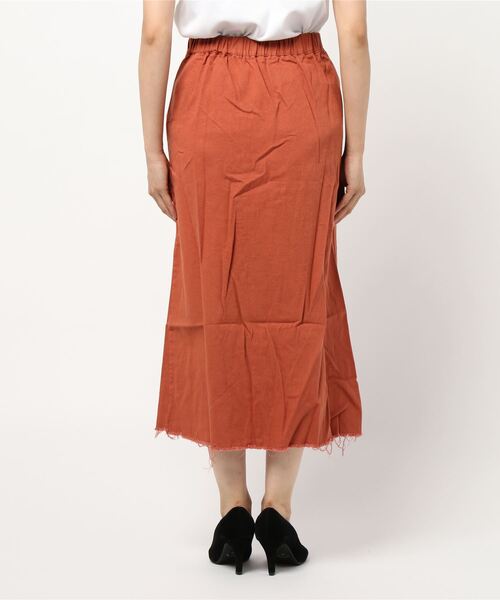 frunco（フランコ）の「フロントスリットアイラインロングスカート（スカート・レディース・ブラック/オレンジ/アイボリー・FREE）」の20枚目の写真