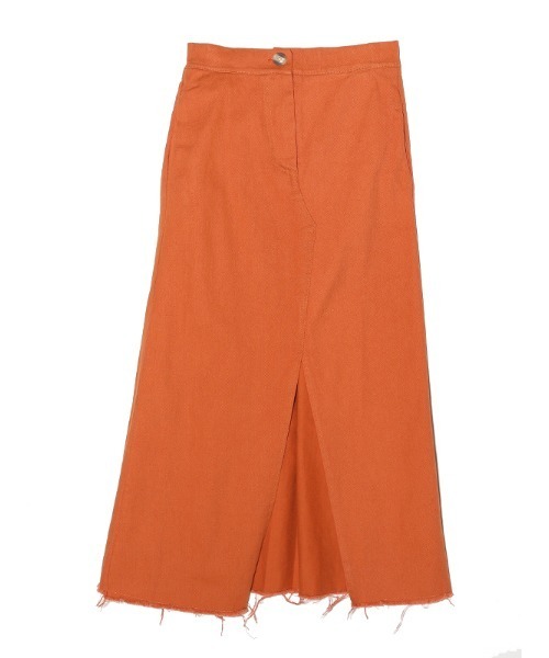 frunco（フランコ）の「フロントスリットアイラインロングスカート（スカート・レディース・ブラック/オレンジ/アイボリー・FREE）」の18枚目の写真