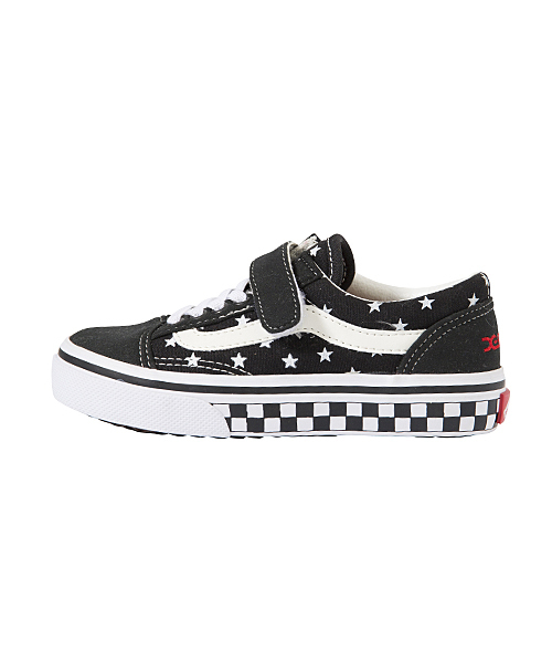 VANS（バンズ）の「【VERY(ベリー)5月号掲載商品】XGS★×VANS OLD SKOOL "STAR & CHECKER"（スニーカー・キッズ・ブラック・18cm/19cm/17cm/14cm/16cm/20cm/15cm/21cm）」の5枚目の写真