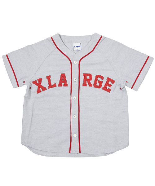 XLARGE KIDS（エクストララージキッズ）の「S/S SHIRT "BASEBALL "（シャツ/ブラウス・キッズ・アッシュ/ネイビー・4T/8T/5T/6T/7T）」の5枚目の写真