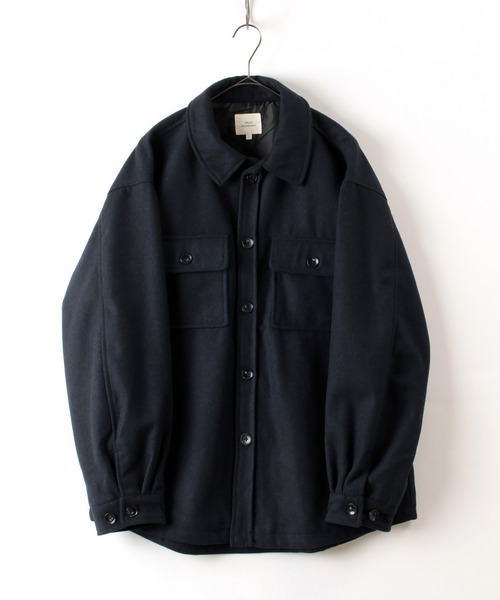 make a ray!（メイク ア レイ！）の「ウールブレンドCPOジャケット（ブルゾン・メンズ・ネイビー/ライトブルー/キャメル/チャコールグレー・XL/L/M）」の4枚目の写真