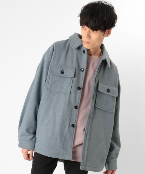 セール】ウールブレンドCPOジャケット（ブルゾン）｜make a ray