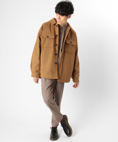 セール】ウールブレンドCPOジャケット（ブルゾン）｜make a ray