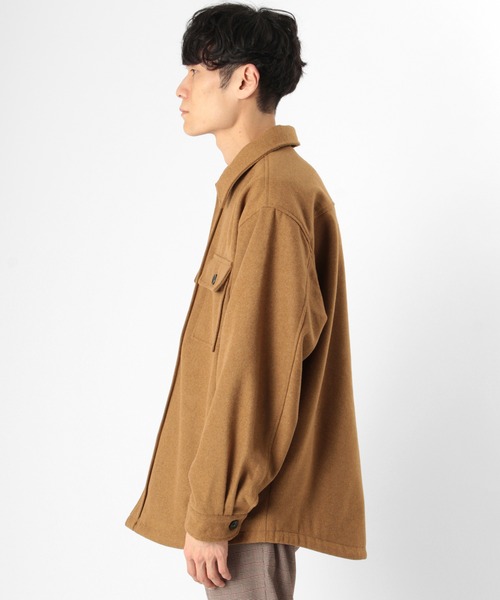 make a ray!（メイク ア レイ！）の「ウールブレンドCPOジャケット（ブルゾン・メンズ・ネイビー/ライトブルー/キャメル/チャコールグレー・XL/L/M）」の9枚目の写真