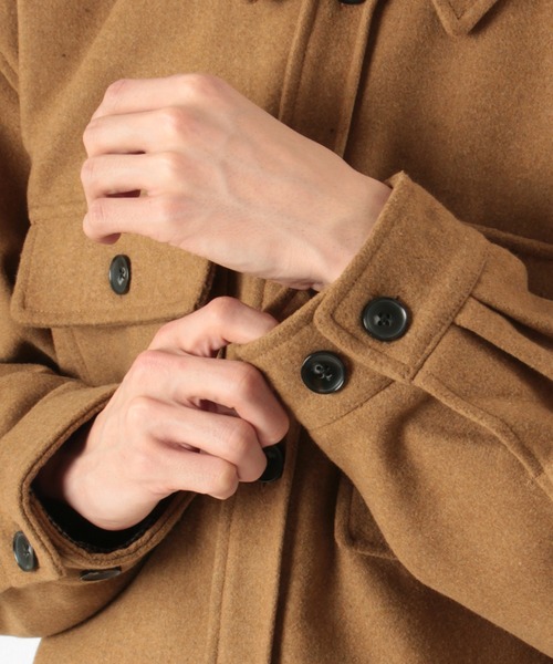 セール】ウールブレンドCPOジャケット（ブルゾン）｜make a ray