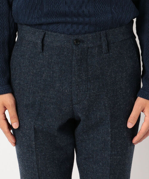 GLOSTER（グロスター）の「ブリティッシュウール セットアップ スラックス パンツ（スラックス・メンズ・チャコールグレー/ブラウン/インディゴブルー/ダークネイビー・S/M/L/XL）」の15枚目の写真