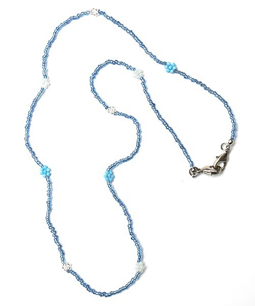 チチカカ（チチカカ）の「チコフロルビーズ2wayネックレス（ネックレス・レディース・ホワイト/ブルー・FREE）」の7枚目の写真